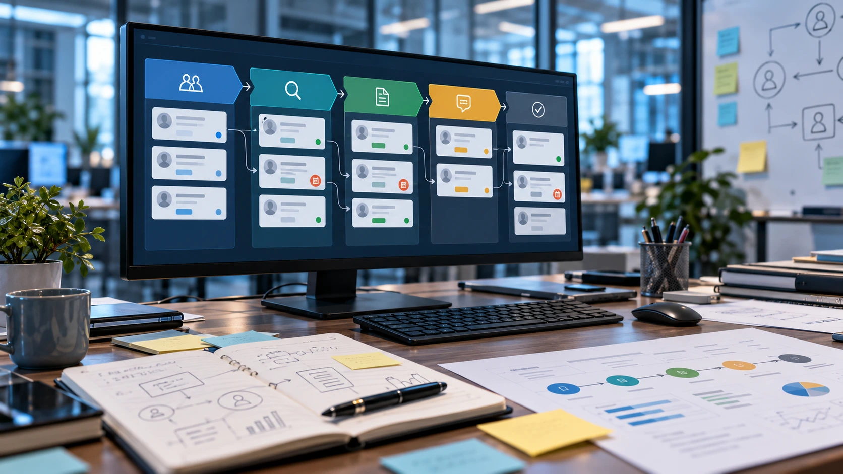 طراحی CRM بر اساس فرآیند فروش؛ از سرنخ تا پیگیری